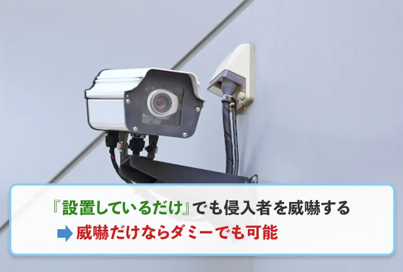 防犯カメラとダミーカメラの見分け方とは